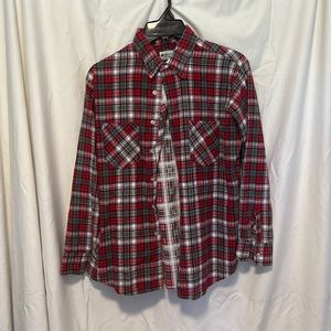 Cozy plaid flannel, size large